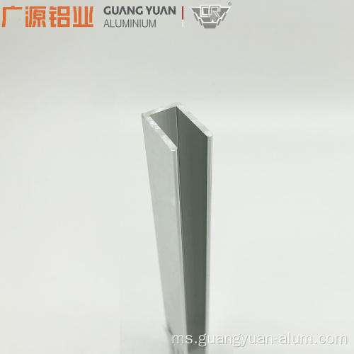Profil penyemperitan aluminium u bentuk